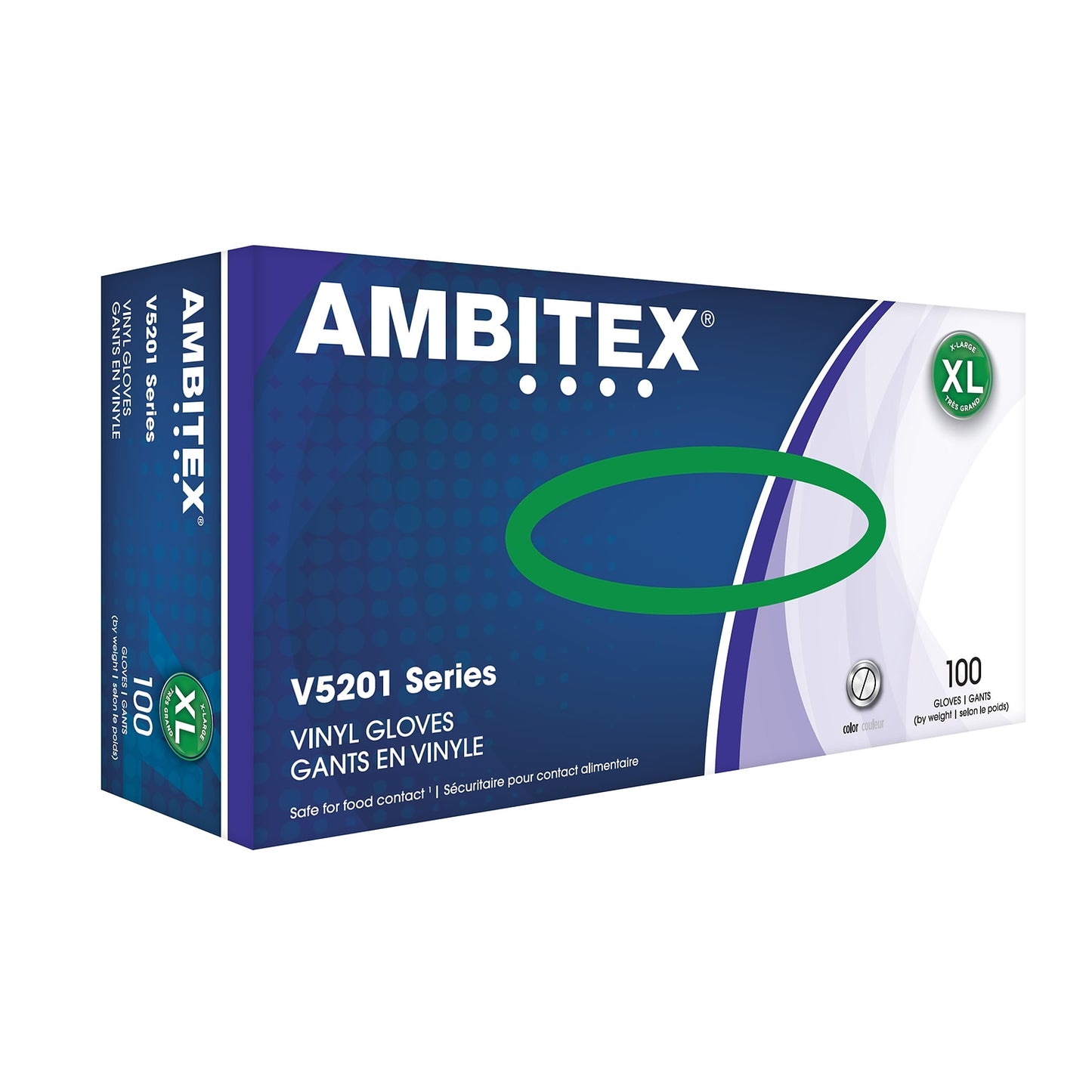 Ambitex V5201 Vinyl Latex-Free Gloves