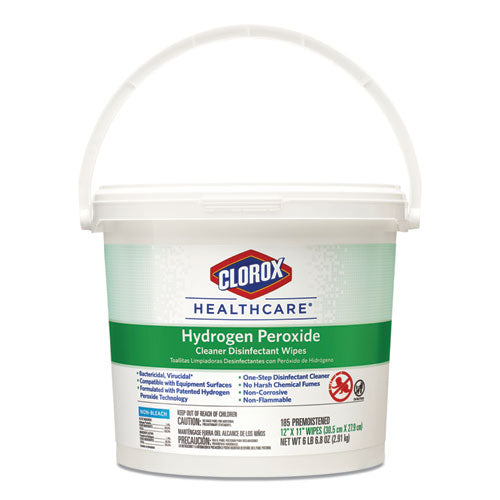 Disinfectant Wipes, 11" X 12", 185 Wipes, 2 Pack