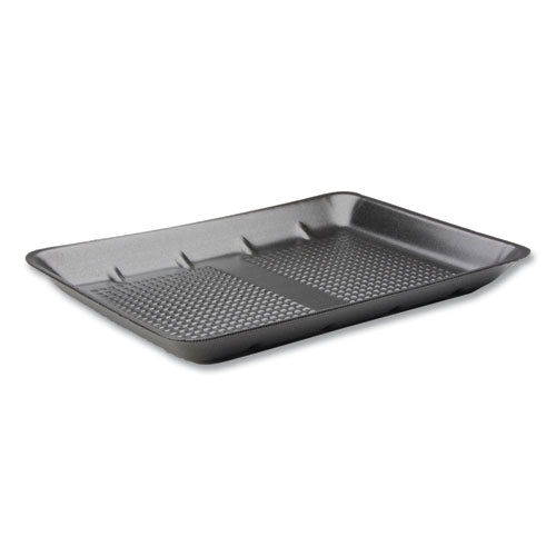 Supermarket Tray, #4d, 9.58 X 7.08 X 1.25, Black, Foam, 400/carton