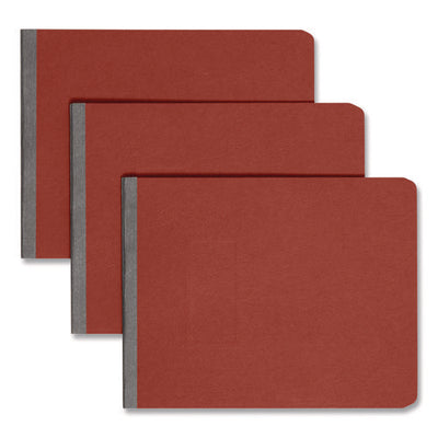 Prong Fastener Premium Pressboard Report Cover, Two-piece Prong Fastener, 2" Capacity, 8.5 X 11, Red/red