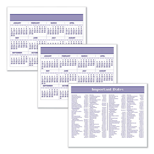 Flip-a-week Desk Calendar Refill, 7 X 6, White Sheets, 2023