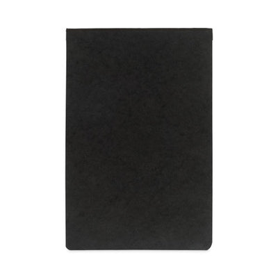 Pressboard Report Cover With Tyvek Reinforced Hinge, Two-piece Prong Fastener, 3" Capacity, 11 X 17, Black/black