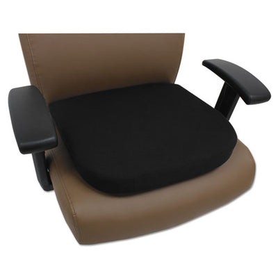 Cooling Gel Memory Foam Seat Cushion, Non-slip Undercushion Cover, 16.5 X 15.75 X 2.75, Black