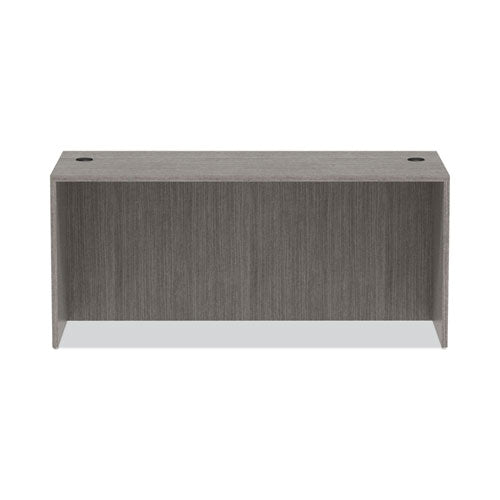Alera Valencia Series Straight Front Desk Shell, 65" X 29.5" X 29.63", Gray