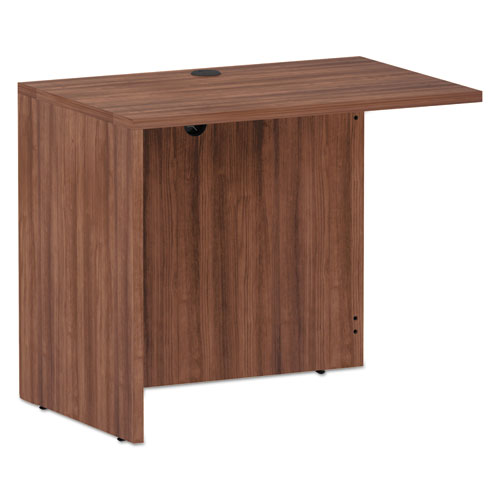 Alera Valencia Series Reversible Return/bridge Shell, 42w X 23.63d X 29.5h, Medium Cherry