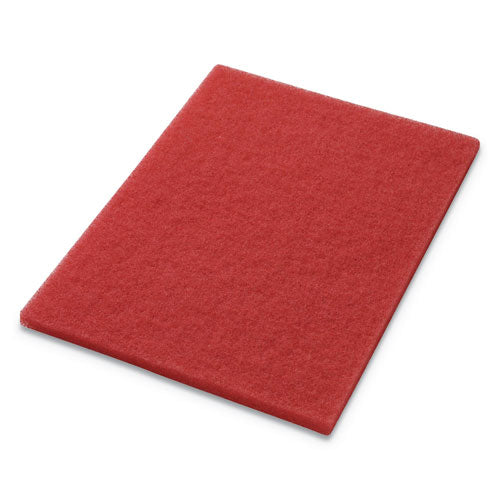 Buffing Pads, 20" Diameter, Red, 5/carton