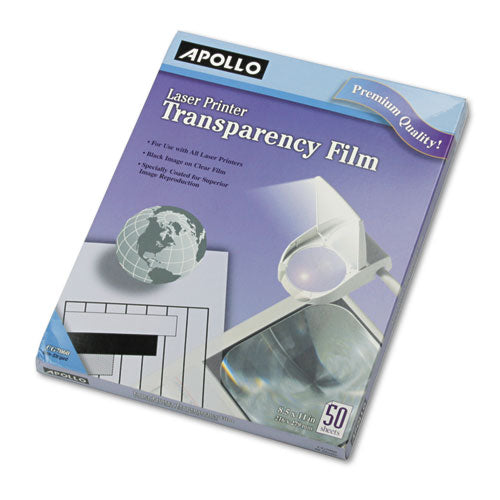 Laser Transparency Film, 8.5 X 11, Black