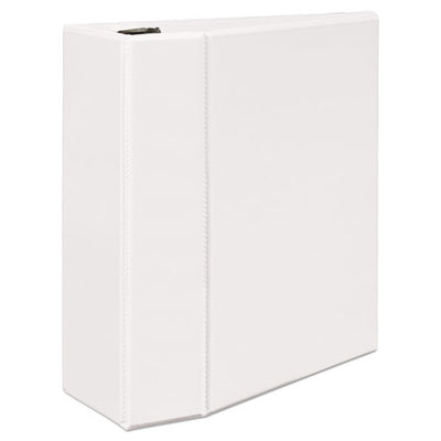 Durable View Binder With Durahinge And Ezd Rings, 3 Rings, 5" Capacity, 11 X 8.5, White, (9901)