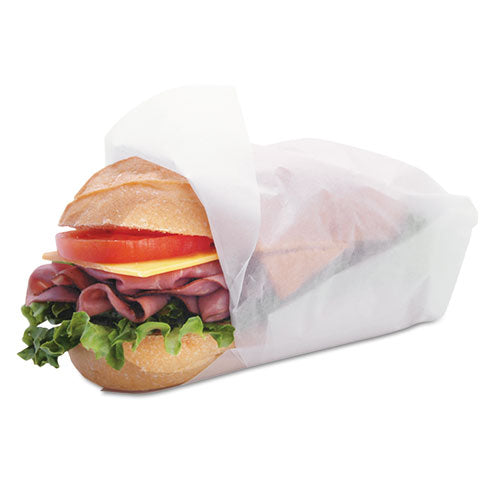 12x12 2Color Printed White Food Wrap Paper Sheets Deli Wrapping — Big  Valley Packaging Corporation