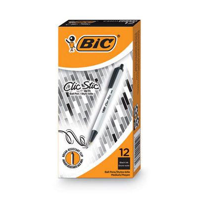 CLIC STIC Ballpoint Pen - Buy Medium 1 mm Black Ink - Office Supplies