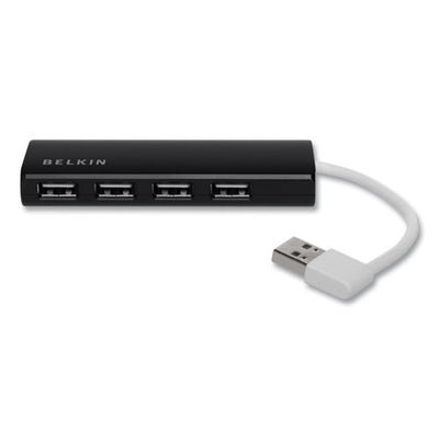 Ultra-slim Travel Hub, 4 Ports, Nightshade/white