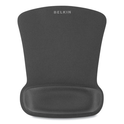 Waverest Gel Mouse Pad With Wrist Rest, 9.3 X 11.9, Black