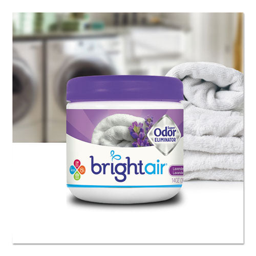 Super Odor Eliminator, Lavender And Fresh Linen, Purple, 14 Oz Jar
