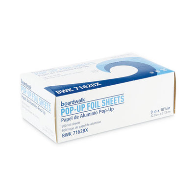 Standard Aluminum Foil Pop-up Sheets, 9 X 10.75, 500/box, 6 Boxes/carton