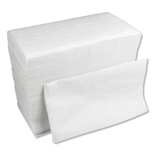 1/8-fold Dinner Napkins, 2-ply, 15 X 17, White, 300/pack, 10 Packs/carton