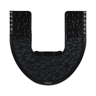 Commode Mat 2.0, Absorbant, Rubber, 22 X 22, Black, 6/carton