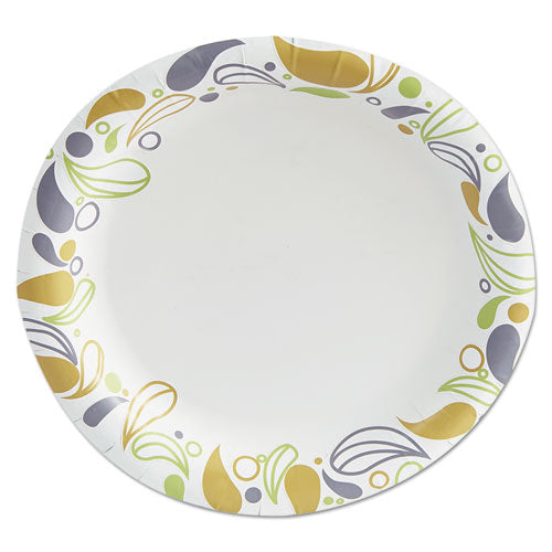 Deerfield Printed Paper Plates, 6" Dia, Coated/soak Proof, Multicolor, 250/pack, 4 Packs/carton