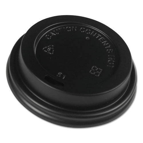 Deerfield Hot Cup Lids, Fits 10 Oz To 20 Oz Cups, White, Plastic, 50/pack, 20 Packs/carton
