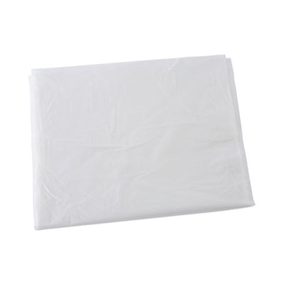 High Density Industrial Can Liners Flat Pack, 60 Gal, 16 Microns, 38 X 60, Natural, 100/carton