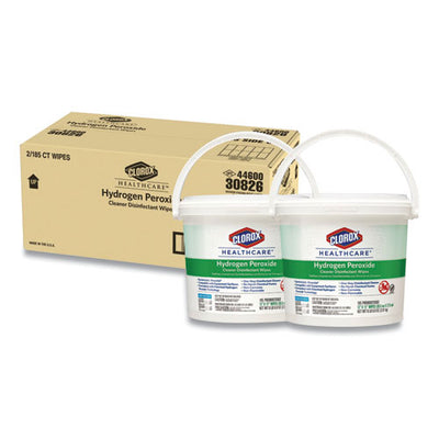 Disinfectant Wipes, 11" X 12", 185 Wipes, 2 Pack