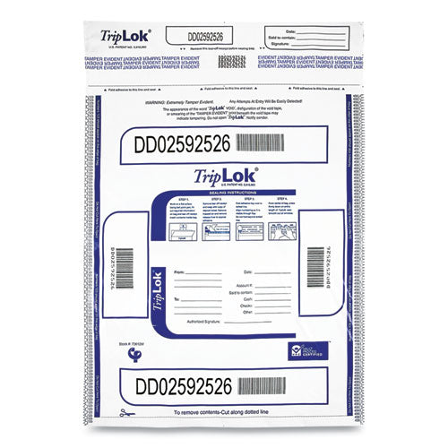 Deposit Bag, Plastic, 20 X 20, Clear, 250/carton