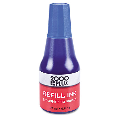 Self-inking Refill Ink, 0.9 Oz. Bottle, Black