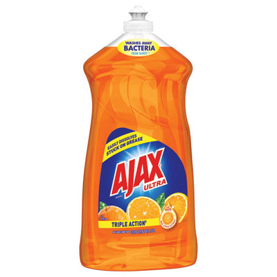 Dish Detergent, Liquid, Antibacterial, Orange, 52 Oz, Bottle, 6/carton