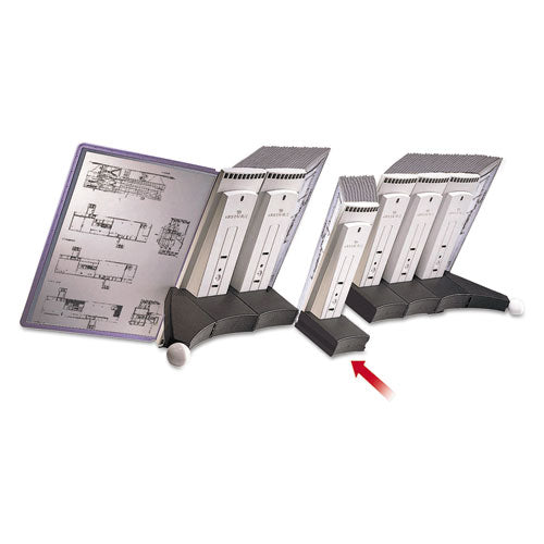 Sherpa Desk Reference System, 10 Panels, 10 X 5.88 X 13.5, Gray Borders