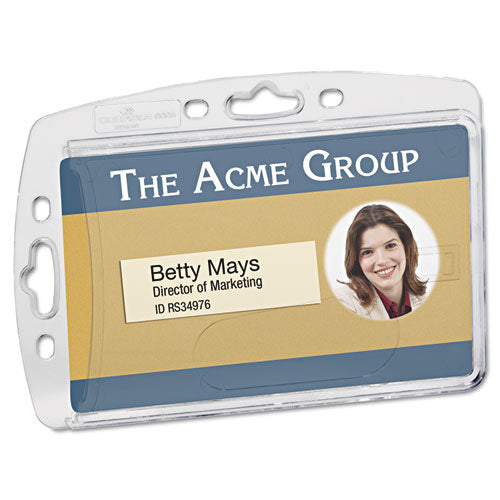 Replacement Card Holder, Vertical/horizontal, Polystyrene, 10/pack