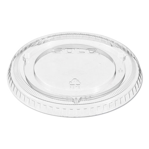 Non-vented Cup Lids, Fits 6 Oz Cups, 2, 3.5, 4 Oz Food Containers, Translucent, 1,000/carton