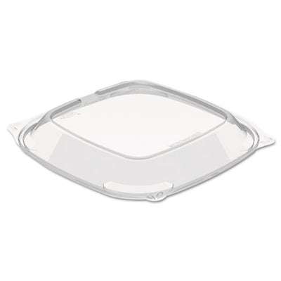 Presentabowls Pro Clear Square Bowl Lids, Large Vented Square, 8.5 X 8.5 X 1, Clear, Plastic, 63/bag, 4 Bags/carton