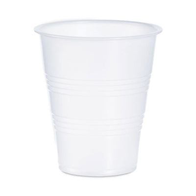High-impact Polystyrene Cold Cups, 7 Oz, Translucent, 100 Cups/sleeve, 25 Sleeves/carton