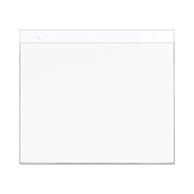 Classic Image Wall-mount Sign Holder, Landscape, 11 X 8.5, Clear
