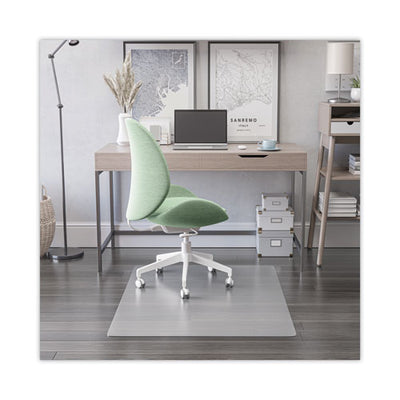 Antimicrobial Chair Mat, Rectangular, 45 X 53, Clear