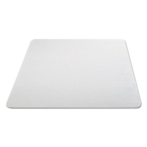 Economat All Day Use Chair Mat For Hard Floors, Lip, 46 X 60, Low Pile, Clear