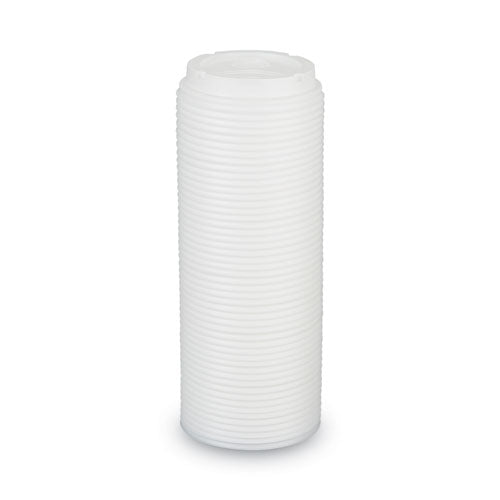 Dome Drink-thru Lids, Fits 10 Oz To 16 Oz Perfectouch; 12 Oz To 20 Oz Wisesize Cup, White, 50/pack