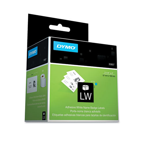 Visitor Management Time-expiring Name Badges, Adhesive, 2.25" X 4", 250 Labels/box