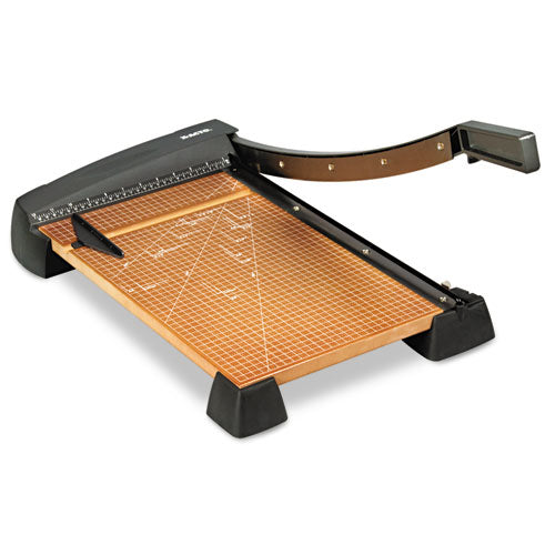 Heavy-duty Wood Base Guillotine Trimmer, 15 Sheets, 15" Cut Length, 12 X 15