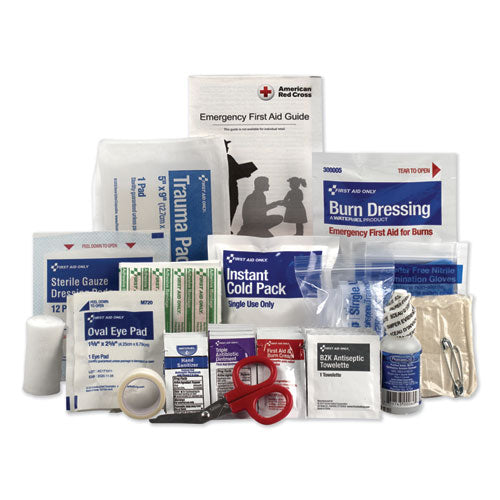 10 Person Ansi Class A Refill, Bzk Antiseptic Wipes, 10/box