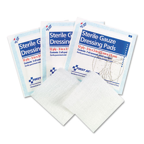 Gauze Pads, Sterile, 4 X 4, 2/box
