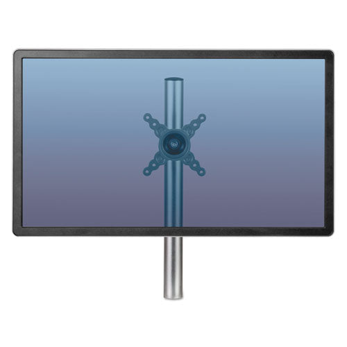 Lotus Single Monitor Arm Kit, For 26" Monitors, 180 Degree Rotation, 180 Degree Pan, Silver, Supports 17 Lb