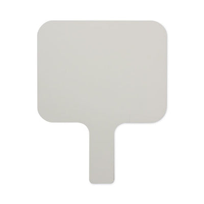 Dry Erase Paddle, 9.75 X 8, White Surface, 12/pack