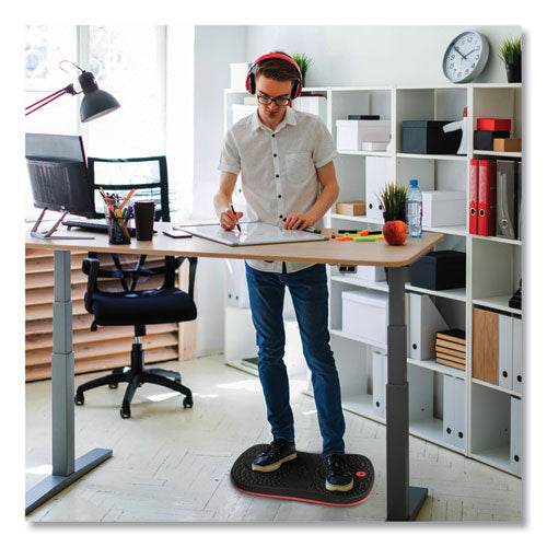 Afs-tex Active Balance Board, 14w X 20d X 2.5h, Black