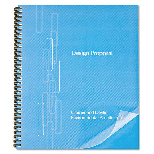 Proclick Pre-punched Presentation Covers, Black, 11 X 8.5, Punched, 25/pack