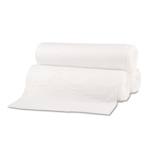 Waste Can Liners, 60 Gal, 1.6 Mil, 38" X 58", Black, 10 Bags/roll, 10 Rolls/carton
