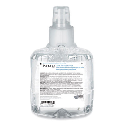 Clear And Mild Foam Hand Wash, Unscented, 1,200 Ml Refill, 2/carton