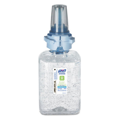 Advanced Hand Sanitizer Green Certified Gel Refill, For Adx-7 Dispensers, 700 Ml, Fragrance-free, 4/carton