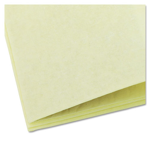 Dusting Cloths Quarterfold, 17 X 24, Yellow, 50/pack, 4 Packs/carton