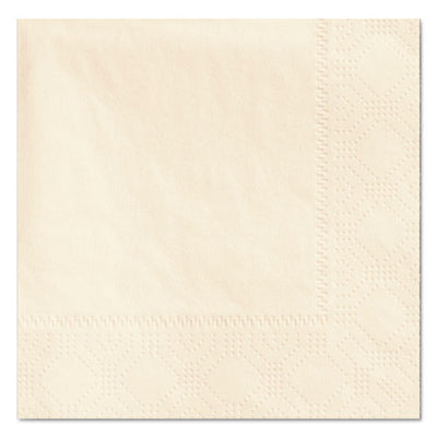 Beverage Napkins, 2-ply, 9 1/2 X 9 1/2, Ecru, 1000/carton