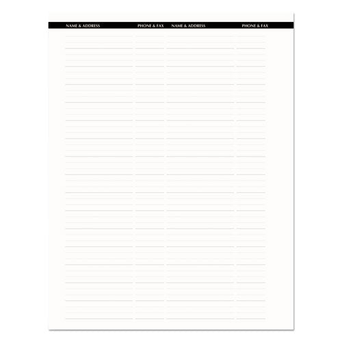 Recycled Professional Weekly Planner, 15-minute Appts, 11 X 8.5, Black Wirebound Soft Cover, 12-month (aug-july): 2022-2023